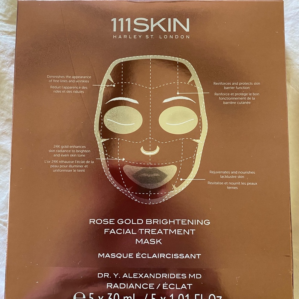 111Skin - Rose Gold Brightening Masks - set of 5